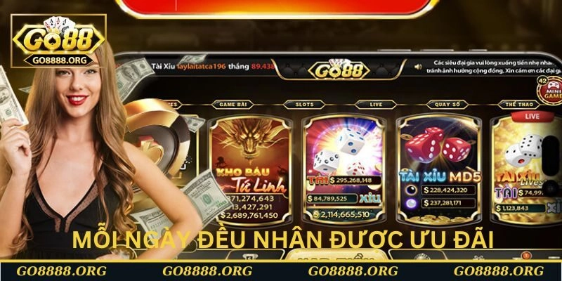 Mỗi ngày thành viên đều nhận được ưu đãi