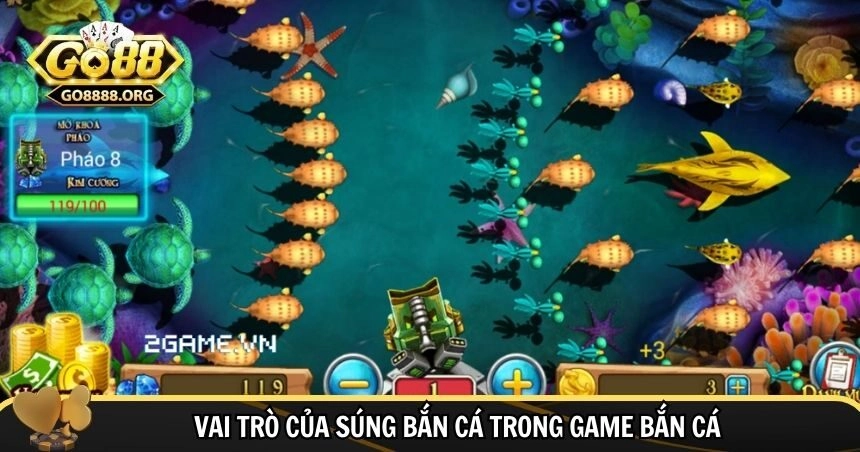 Súng bắn cá là công cụ không thể thiếu